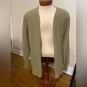 Olive Green Cardigan